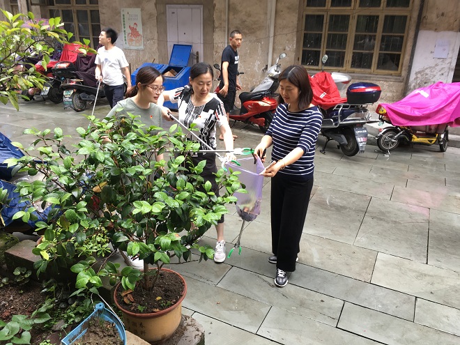 社區共建 整治老街環(huán)境衛生 共創(chuàng  )和諧美好家園