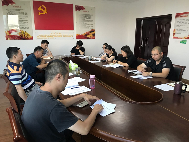 文投集團第二黨支部召開(kāi)第二季度黨員大會(huì )
