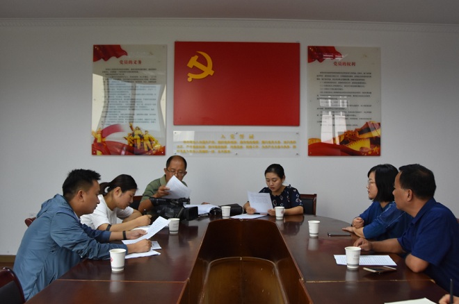 市文投集團紀委書(shū)記王曉莉帶隊督第二黨支部黨建工作